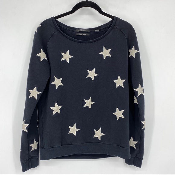 Scotch & Soda Tops - Maison Scotch Black Star Sweatshirt Crewneck